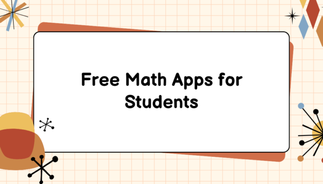 Free Math Apps for Students