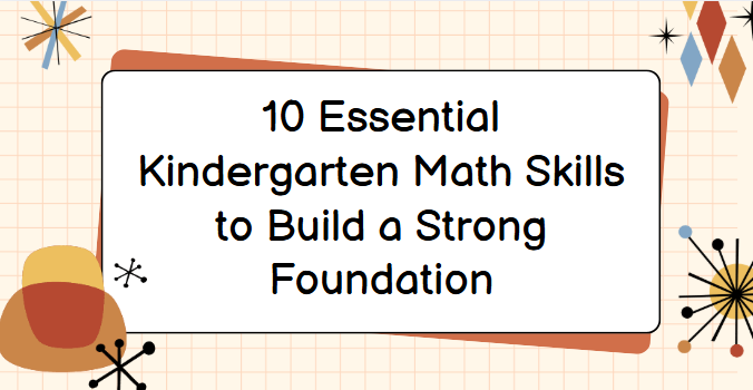 Kindergarten math skills