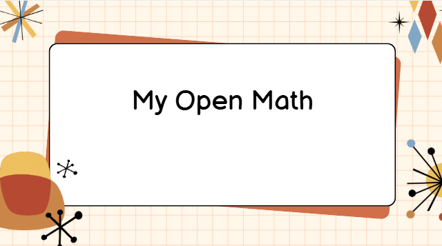 my open math