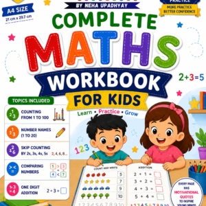 Complete Maths Workbook for Kids Age 4+ | 80+ Worksheets by Mathematical Space